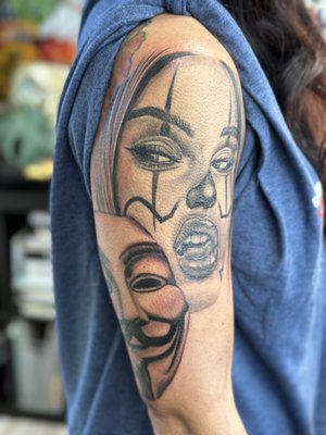 Black and Grey Tattoos - This approach to tattooing is more like a pencil drawing. I use tones of grey to create contrast and make things look more real vs a cartoon style Black and Grey Tattoos - This approach to tattooing is more like a pencil drawing. I use tones of grey to create contrast and make things look more real vs a cartoon style