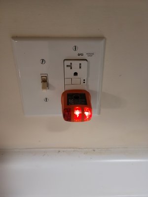 outlets - homeowners recently acquired home and needed new gfcis and receptacles added.