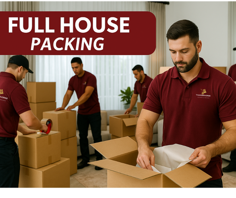 Full Packing Service - Stress-Free Packing for Homes & Businesses

At Thunderhorse Moving, we know that packing is often the most stressful part of moving. That’s why we offer dedicated packing services — designed to protect your belongings, save you time, and give you total peace of mind.

✅ What We Offer

Full Packing Service – We pack everything in your home or office, from kitchen plates to clothing, artwork, and electronics.

Partial Packing – Need just the kitchen or fragile items packed? We’ll handle specific rooms or items based on your needs.

Unpacking & Setup – We don’t stop at moving; we’ll unpack, arrange, and stage your items so you feel at home right away.

Furniture Wrapping – Every piece of furniture is professionally wrapped to prevent scratches, dents, and damage.

Assembly & Disassembly – We carefully take apart and reassemble furniture for easy transport and a seamless setup.