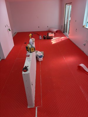 Radiant Heat Heating Floor - 7 Day Heating Floor Installation