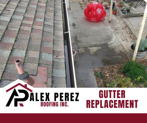 Reroof & Gutters - Our customer Michelle was happy to have her roof replaced. She had a roof that should’ve been replaced years ago, we installed new shingles, gutters and replaced roofing materials on flat roof! We went with a lighter gray shingle to really allow roof to reflect sunlight. Peace of mind delivered once again! Reroof & Gutters - Our customer Michelle was happy to have her roof replaced. She had a roof that should’ve been replaced years ago, we installed new shingles, gutters and replaced roofing materials on flat roof! We went with a lighter gray shingle to really allow roof to reflect sunlight. Peace of mind delivered once again!