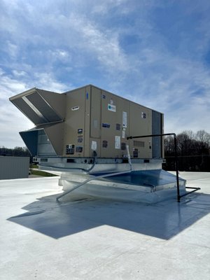Commercial RTU Installation! 🔥🏗 - DM2 Tech’s successfully installed and commissioned this (10)-ton Allied Commercial K-Series RTU for one of our industrial clients in Marysville, Michigan! This unit provides heating, cooling, and ventilation capabilities all through one high efficiency combo system with smart-phone app integrations for ease of use and monitoring. When your home or business needs HVAC solutions, be sure to call us first! 📲🔥 Commercial RTU Installation! 🔥🏗 - DM2 Tech’s successfully installed and commissioned this (10)-ton Allied Commercial K-Series RTU for one of our industrial clients in Marysville, Michigan! This unit provides heating, cooling, and ventilation capabilities all through one high efficiency combo system with smart-phone app integrations for ease of use and monitoring. When your home or business needs HVAC solutions, be sure to call us first! 📲🔥
