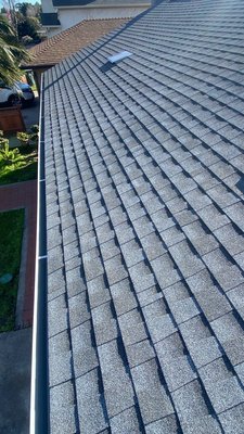GAF HDZ Shingles Installation in Pacifica - Installed GAF HDZ shingles in Charcoal on a home in Pacifica. The project enhanced curb appeal while providing superior durability, wind resistance, and algae protection. GAF HDZ Shingles Installation in Pacifica - Installed GAF HDZ shingles in Charcoal on a home in Pacifica. The project enhanced curb appeal while providing superior durability, wind resistance, and algae protection.