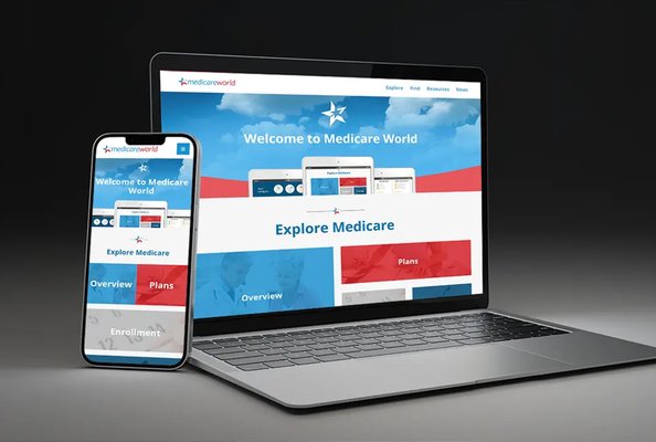 MEDICARE WORLD | 2018 | WordPress, WPBakery, UI/UX, Web Design and Development, Landing Page Design, HTML5, CSS3, PHP, JS, & Graphic Design - WordPress, WPBakery, UI/UX, Web Design and Development, Landing Page Design, Custom HTML5, CSS3, PHP and JavaScript, and Graphic Design

My Role: WordPress homepage designer, developer, and graphic designer for Medical World. I designed all page elements, including graphics and colors, to align with Medical World's branding.
Project Description: In partnership with another agency, we collaborated on the creation of the Medicare World website using WPBakery. My primary responsibilities included designing and developing the homepage, where I crafted the majority of the graphics and incorporated custom CSS, HTML, and JavaScript elements. The website was designed as an informative platform for users to access medical information, documents and connect with insurance companies.

Technical Challenge
Challenge: Incorporate bespoke Flip buttons independently, avoiding the use of plugins or WPBakery built-in page builder components.

Solution: Use custom CSS, HTML, and JavaScript within a Child Theme I've developed to construct the Flip Buttons.

Client: Medical World
Date: 2018
Skills & Services:
 • WordPress Development
 • Homepage Design
 • WPBakery Page Builder
 • Custom Web Design
 • UI/UX Design
 • Theme Customization
 • Custom CSS3, HTML5, JS, and PHP
 • Child Theme
 • Custom Graphics