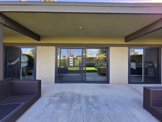 Palm Springs – New Entry Door & Windows - New entry door and windows installed, bringing in better light, improved efficiency, and a refreshed look to this Palm Springs home.
Milgard quality materials, professionally installed by L&L. Palm Springs – New Entry Door & Windows - New entry door and windows installed, bringing in better light, improved efficiency, and a refreshed look to this Palm Springs home.
Milgard quality materials, professionally installed by L&L.