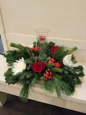Christmas Arrangements - Send Christmas cheer with our beautiful, fresh and oh so fragrant made to order arrangements! Christmas Arrangements - Send Christmas cheer with our beautiful, fresh and oh so fragrant made to order arrangements!