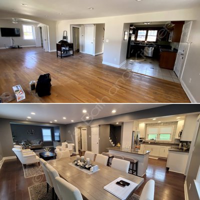 Full renovation of 2900sq/ft home by Today's Bath and Kitchen (2021) - Full interior and exterior renovation of 2900 sq/ft house including building a dormer to expand the master bath, new HVAC system, removing multiple load-bearing walls to create an open concept floor plan and more… Full renovation of 2900sq/ft home by Today's Bath and Kitchen (2021) - Full interior and exterior renovation of 2900 sq/ft house including building a dormer to expand the master bath, new HVAC system, removing multiple load-bearing walls to create an open concept floor plan and more…