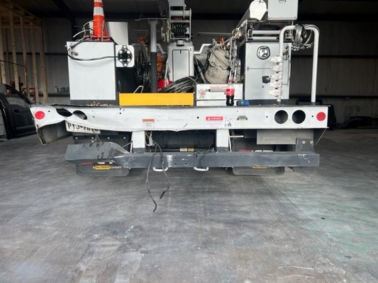 Commercial Collision Repair - Here is a great example of what we can do! Not only can we fix your OE (original equipment) vehicles we can also fix your commercial box beds, service bodies, or bucket truck beds! We have the software to design and draw a 3D'd rendering along with being able to cut and form and reassemble damaged sections/ or parts for commercial beds.