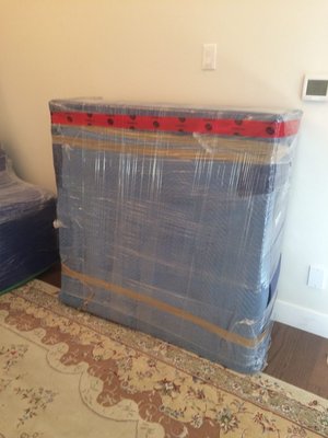Furniture Wrap - Our team is trained from day 1 to always wrap and protect your valuables! Furniture Wrap - Our team is trained from day 1 to always wrap and protect your valuables!