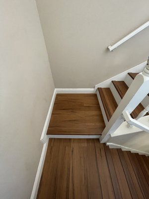 Laminate floor install, stairs installation - this project is from a return client from a previous master bathroom shower we did 2 years ago, these floors and stairs had carpet on them, client wanted to replace the carpet with engineered hard wood floors for easier clean up and a beautiful look. Laminate floor install, stairs installation - this project is from a return client from a previous master bathroom shower we did 2 years ago, these floors and stairs had carpet on them, client wanted to replace the carpet with engineered hard wood floors for easier clean up and a beautiful look.