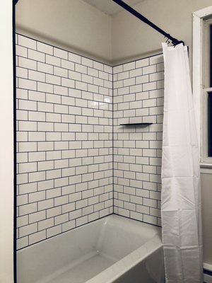 Bathroom Remodel in East Coventry - In December of 2023 this family reached out to me from across the country, to update the hall bathroom in their new home before they moved in just in time for Christmas. Trust has been the foundation of our relationship, and we've undertaken several projects together since.
This bathroom had an outdated fiberglass tub surround, a retro (but failing) mosaic tile floor, and a vanity, lighting, and paint color scheme that just needed updating. We were able to take care of all of that - from installing the tub, waterproofing and tiling the shower, installing new LVP flooring, the vanity, lighting, patching drywall and paint.
Turnkey full bathroom remodels have really become the bread and butter of Velouria's business model. Bathroom Remodel in East Coventry - In December of 2023 this family reached out to me from across the country, to update the hall bathroom in their new home before they moved in just in time for Christmas. Trust has been the foundation of our relationship, and we've undertaken several projects together since.
This bathroom had an outdated fiberglass tub surround, a retro (but failing) mosaic tile floor, and a vanity, lighting, and paint color scheme that just needed updating. We were able to take care of all of that - from installing the tub, waterproofing and tiling the shower, installing new LVP flooring, the vanity, lighting, patching drywall and paint.
Turnkey full bathroom remodels have really become the bread and butter of Velouria's business model.