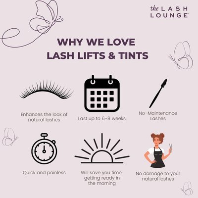 Why we love lash lifts and tints... - An eyelash lift is the perfect option for anyone interested in beautifully curled lashes without the effort. A lash lift is just the thing you need to give your eyes that extra wow factor! Our guests love getting a lash lift because it makes life easier. With an eyelash lift from The Lash Lounge Chattanooga – Gunbarrel Road, you’ll wake up every morning with perfectly curled lashes for up to eight weeks. Easy and beautiful—an eyelash lift is the pick-me-up you need. The Lash Lounge is the best place in Chattanooga for a lash lift that provides long and elegant lashes.