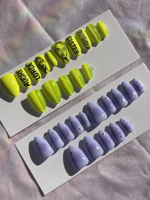 Discover Custom Nail Designs - At Clacque Closet, we believe in the power of self-expression and individuality. That's why we offer a unique opportunity to take your personal style to the next level through our "Start A Custom Request" service.
Unleash your creativity and let us bring your vision to life. Our artisans are ready to craft a one-of-a-kind press-on nail set tailored specifically to your preferences. Whether you have a particular design in mind or want to match your nails to a special occasion, we're here to make it happen.
With Clacque Closet's "Start A Custom Request," you're not just buying nails; you're investing in a work of art. Express yourself like never before with a set that's as unique as you are.
Begin your journey to personalized nail artistry today. Explore the limitless possibilities and create nails that speak your language. Your imagination is the only limit. Discover Custom Nail Designs - At Clacque Closet, we believe in the power of self-expression and individuality. That's why we offer a unique opportunity to take your personal style to the next level through our "Start A Custom Request" service.
Unleash your creativity and let us bring your vision to life. Our artisans are ready to craft a one-of-a-kind press-on nail set tailored specifically to your preferences. Whether you have a particular design in mind or want to match your nails to a special occasion, we're here to make it happen.
With Clacque Closet's "Start A Custom Request," you're not just buying nails; you're investing in a work of art. Express yourself like never before with a set that's as unique as you are.
Begin your journey to personalized nail artistry today. Explore the limitless possibilities and create nails that speak your language. Your imagination is the only limit.
