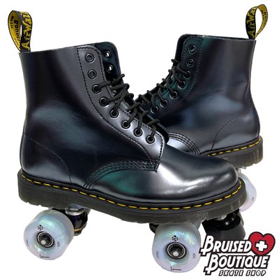 Roller Skate Conversions - We have extensive experience converting sneakers, boots, shoes, and other footwear into usable roller skates. They are reinforced with aluminum footbeds for durability and stability. Contact us for more information on what's possible. Roller Skate Conversions - We have extensive experience converting sneakers, boots, shoes, and other footwear into usable roller skates. They are reinforced with aluminum footbeds for durability and stability. Contact us for more information on what's possible.