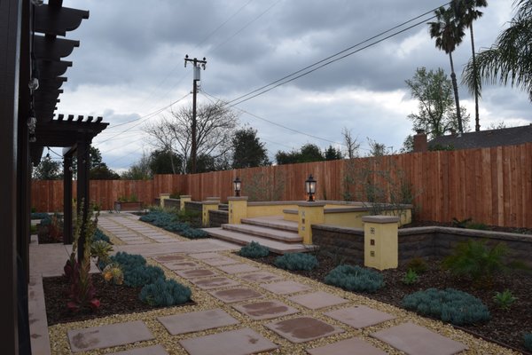 Backyard remodel - This remodeling was done on a crowded backyard. Turned into a freshly custom backyard.