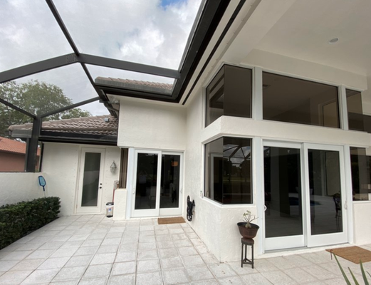 “Beautiful Breakers West contemporary home upgrades with MaxGuard Hurricane Windows & Doors” - This beautiful contemporary-style home in Breakers West was upgraded with MaxGuard Hurricane Windows & Doors. Our premium quality products, award winning-installation and project management services were required for this complex project - - which including enlarging window openings to accommodate new sliding glass doors. Customer is delighted with the installation experience and final result. Available to recommend upon request. “Beautiful Breakers West contemporary home upgrades with MaxGuard Hurricane Windows & Doors” - This beautiful contemporary-style home in Breakers West was upgraded with MaxGuard Hurricane Windows & Doors. Our premium quality products, award winning-installation and project management services were required for this complex project - - which including enlarging window openings to accommodate new sliding glass doors. Customer is delighted with the installation experience and final result. Available to recommend upon request.