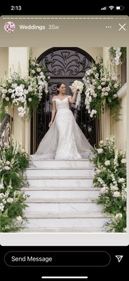 Private residence Wedding day in La Crescenta - The brides house was beautifully decorated for the arrival of the groom and his family. The decor continues on the staircase inside and the outdoor patio. Private residence Wedding day in La Crescenta - The brides house was beautifully decorated for the arrival of the groom and his family. The decor continues on the staircase inside and the outdoor patio.