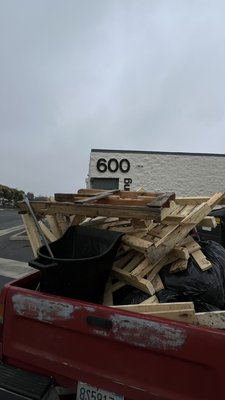 Commercial Junk Removal - This trash clean up was done separate days and was collected quickly and cleaned thoroughly.