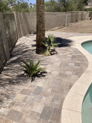 Paver Installation in Tucson AZ - Job type: pavers around the pool area in Tucson AZ! Paver Installation in Tucson AZ - Job type: pavers around the pool area in Tucson AZ!