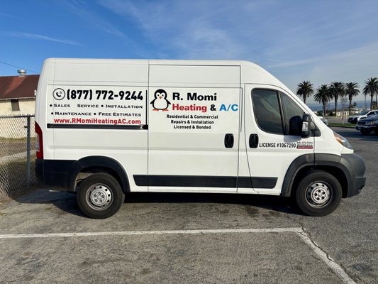 R. Momi HVAC Van - R. Momi HVAC Van R. Momi HVAC Van - R. Momi HVAC Van