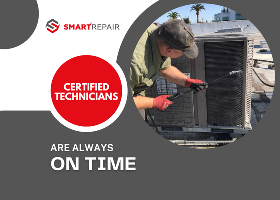 Certified Technicians - In Smart Repair, you get not only a well-done work, but also certified technicians who are always on time! Certified Technicians - In Smart Repair, you get not only a well-done work, but also certified technicians who are always on time!
