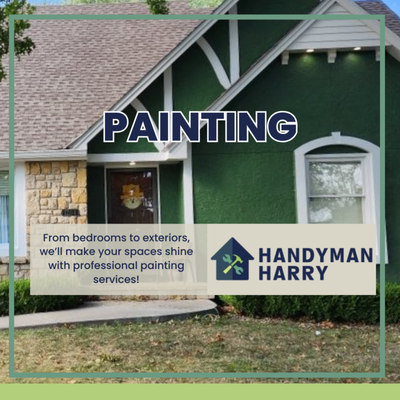 Interior & Exterior Painting - Vibrant Transformations, Timeless Results
At Handyman Harry, painting isn’t just a service—it’s the art of enhancing and preserving your home’s vibrancy, inside and out. With roots in painting and remodeling that stretch back far before launching in Kansas City in 2018, Harry and his team bring generational expertise, a meticulous approach, and genuine care to every brushstroke.
Our Commitment:
We believe your home should reflect your personality and feel welcoming, comfortable, and current. Our painting process is built on clear communication, honest pricing, and unparalleled craftsmanship. We handle everything from single room touch-ups to complete exterior transformations, leaving spaces looking their absolute best—on schedule and within budget.
Our Painting Process
1. Consultation & Color Guidance
We start with a personal touch—listening to your goals, considering lighting, usage, and architectural features. Unsure of color? We help you select palettes and finishes that complement your decor and stand the test of time.
2. Thorough Preparation
Preparation separates professionals from amateurs. We protect your floors, fixtures, and furnishings, expertly patch cracks, sand surfaces, and address any underlying repair needs. For exteriors, we tackle wood rot and siding issues prior to priming and painting, adding years to the life of your home’s envelope.
3. Premium Materials
We use top-quality paints and stains for their durability, vibrance, and washability. We’re happy to accommodate low-VOC/ecological preferences for families with sensitivities or sustainability concerns.
4. Impeccable Workmanship
Every coat is applied evenly, every edge is sharp, and every detail is double-checked. Whether it’s a simple living room refresh or a complex exterior with wood trim and multiple surfaces, you’ll see the difference our experience and care make.
5. Final Walkthrough & Cleanup
We inspect every project together, noting any touch-ups needed. Only when you’re thrilled do we pack up and return your home to pristine condition.
Highlights from Our Portfolio
Exterior Revivals:
Weather-worn exteriors in Overland Park and Kansas City restored to full curb appeal. We’ve handled faded siding, detailed trim, and even wood rot repair prior to painting with beautiful, weather-resistant finishes.
Interior Makeovers:
Bedroom accent walls, full home repaints after remodels, and kitchens brought to life with modern color schemes. Our “bedrooms to exteriors” promise is real—from the smallest fix to whole-home reinvention.
Repair & Paint Hybrid Projects:
Our multi-skill background shines: we regularly repair drywall, replace trim, or fix rotten wood before painting, guaranteeing a durable finished product.
Why Choose Handyman Harry for Painting?
20 years’ hands-on experience, 5+ years as a top-rated KC handyman business
Seamless communication—Harry guides you from first estimate to final walk-through
Fair, accurate pricing and honest recommendations
Clean, respectful, trustworthy crew
5-star reviews for quality, reliability, and satisfaction
Testimonials
“The exterior painting of my smart board appears. Was also impressed in the quality of time your crew performed…just all around good job! Will I call upon you again, yelp!” — Sagi M., Yelp
“We are very happy with their work as it was completed beautifully.” — Maegen M., Yelp
Ready to See Your Home Shine?
Contact Handyman Harry for a personalized estimate and experience the difference of a painting contractor who truly cares. From Overland Park to Kansas City and beyond, we’re your partner in fresh starts and vibrant finishes. Interior & Exterior Painting - Vibrant Transformations, Timeless Results
At Handyman Harry, painting isn’t just a service—it’s the art of enhancing and preserving your home’s vibrancy, inside and out. With roots in painting and remodeling that stretch back far before launching in Kansas City in 2018, Harry and his team bring generational expertise, a meticulous approach, and genuine care to every brushstroke.
Our Commitment:
We believe your home should reflect your personality and feel welcoming, comfortable, and current. Our painting process is built on clear communication, honest pricing, and unparalleled craftsmanship. We handle everything from single room touch-ups to complete exterior transformations, leaving spaces looking their absolute best—on schedule and within budget.
Our Painting Process
1. Consultation & Color Guidance
We start with a personal touch—listening to your goals, considering lighting, usage, and architectural features. Unsure of color? We help you select palettes and finishes that complement your decor and stand the test of time.
2. Thorough Preparation
Preparation separates professionals from amateurs. We protect your floors, fixtures, and furnishings, expertly patch cracks, sand surfaces, and address any underlying repair needs. For exteriors, we tackle wood rot and siding issues prior to priming and painting, adding years to the life of your home’s envelope.
3. Premium Materials
We use top-quality paints and stains for their durability, vibrance, and washability. We’re happy to accommodate low-VOC/ecological preferences for families with sensitivities or sustainability concerns.
4. Impeccable Workmanship
Every coat is applied evenly, every edge is sharp, and every detail is double-checked. Whether it’s a simple living room refresh or a complex exterior with wood trim and multiple surfaces, you’ll see the difference our experience and care make.
5. Final Walkthrough & Cleanup
We inspect every project together, noting any touch-ups needed. Only when you’re thrilled do we pack up and return your home to pristine condition.
Highlights from Our Portfolio
Exterior Revivals:
Weather-worn exteriors in Overland Park and Kansas City restored to full curb appeal. We’ve handled faded siding, detailed trim, and even wood rot repair prior to painting with beautiful, weather-resistant finishes.
Interior Makeovers:
Bedroom accent walls, full home repaints after remodels, and kitchens brought to life with modern color schemes. Our “bedrooms to exteriors” promise is real—from the smallest fix to whole-home reinvention.
Repair & Paint Hybrid Projects:
Our multi-skill background shines: we regularly repair drywall, replace trim, or fix rotten wood before painting, guaranteeing a durable finished product.
Why Choose Handyman Harry for Painting?
20 years’ hands-on experience, 5+ years as a top-rated KC handyman business
Seamless communication—Harry guides you from first estimate to final walk-through
Fair, accurate pricing and honest recommendations
Clean, respectful, trustworthy crew
5-star reviews for quality, reliability, and satisfaction
Testimonials
“The exterior painting of my smart board appears. Was also impressed in the quality of time your crew performed…just all around good job! Will I call upon you again, yelp!” — Sagi M., Yelp
“We are very happy with their work as it was completed beautifully.” — Maegen M., Yelp
Ready to See Your Home Shine?
Contact Handyman Harry for a personalized estimate and experience the difference of a painting contractor who truly cares. From Overland Park to Kansas City and beyond, we’re your partner in fresh starts and vibrant finishes.