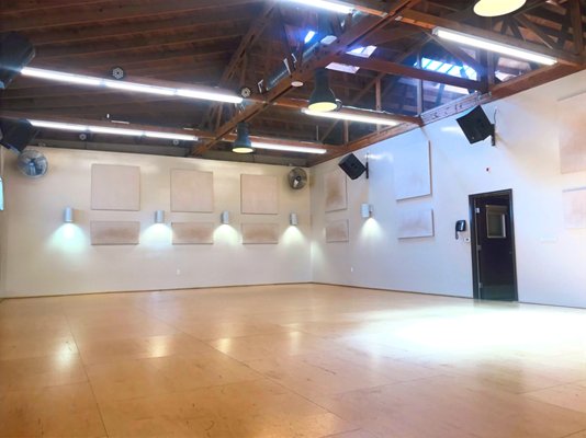 Studio Photos - Take a look inside each of Evolution's 6 state-of-the-art dance studios. Each room has sprung floors, professional sound system and lighting options. Theatrical LED lights are available for an additional charge.