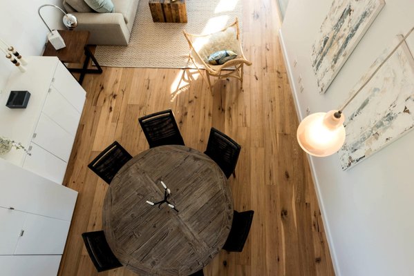 Santa Monica refinishing European oak refinishing - Sequoia Flooring restored this Santa Monica home’s engineered wood flooring, bringing it back to life after years of wear.
The floors were in poor condition, with heavy scratches, dirt buildup, and debris trapped deep in the grain. We performed a full refinishing process, including sanding and careful surface preparation, to remove imperfections and restore the wood’s natural character.
A clear finish was then applied to protect the surface while enhancing the wood's natural tone and texture.
The result is a clean, refreshed floor with a natural look—removing years of damage and bringing warmth back into the space. Santa Monica refinishing European oak refinishing - Sequoia Flooring restored this Santa Monica home’s engineered wood flooring, bringing it back to life after years of wear.
The floors were in poor condition, with heavy scratches, dirt buildup, and debris trapped deep in the grain. We performed a full refinishing process, including sanding and careful surface preparation, to remove imperfections and restore the wood’s natural character.
A clear finish was then applied to protect the surface while enhancing the wood's natural tone and texture.
The result is a clean, refreshed floor with a natural look—removing years of damage and bringing warmth back into the space.