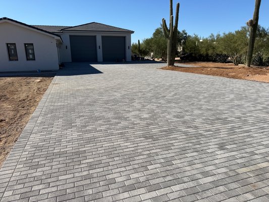 Pavers - Custom paver driveway installation completed with precision grading, durable materials, and clean finishing details to enhance curb appeal and long-term functionality. Pavers - Custom paver driveway installation completed with precision grading, durable materials, and clean finishing details to enhance curb appeal and long-term functionality.