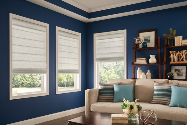 Roman Shades - Time and again, designers have recommended Roman Shades for their versatility, warmth, and modern style.
Choose from elegant or streamlined with one of our two collections: Roman, for neutral hues and crisp lines, or Artisan, our lush, NEW designer collection. Roman Shades - Time and again, designers have recommended Roman Shades for their versatility, warmth, and modern style.
Choose from elegant or streamlined with one of our two collections: Roman, for neutral hues and crisp lines, or Artisan, our lush, NEW designer collection.