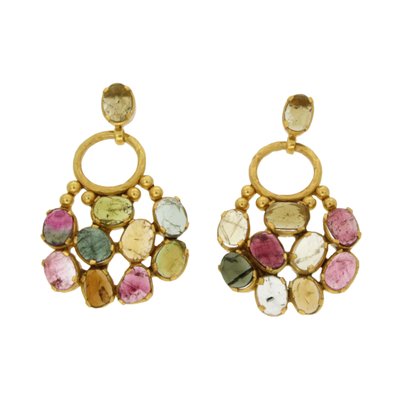 Earrings - Earrings from Manjusha Jewels are all Sterling Silver with 22 Carat Gold overlay and natural Gemstones. All the jewelry is hand-crafted. Earrings - Earrings from Manjusha Jewels are all Sterling Silver with 22 Carat Gold overlay and natural Gemstones. All the jewelry is hand-crafted.
