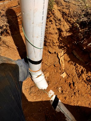 Sewer Line Relacement - We replaced entire sewer line in yard from the house to the city tap. Problem drains call us today