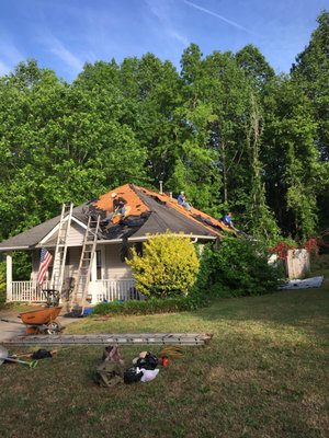 Stone Mountain, GA - This is a complete roof replacement in Stone Mountain, Ga. Stone Mountain, GA - This is a complete roof replacement in Stone Mountain, Ga.