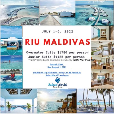 Maldives 2022 - Join us in the Maldives July 1-6, 2022 Maldives 2022 - Join us in the Maldives July 1-6, 2022