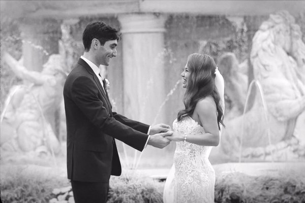Engagement and Wedding Day Photo - Simplistic, Classic, And Fine Art Wedding Photography Style.