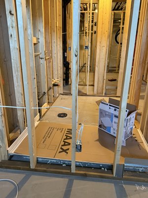 Basement rough in - Basement development Basement rough in - Basement development