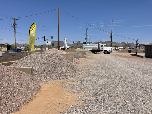 Gravel Supply - We offer premium gravel in a variety of sizes and colors—ideal for driveways, walkways, gardens, and drainage solutions. Our friendly team can help you choose the perfect option and answer all your project questions.
Stop in today and let us help you get started!