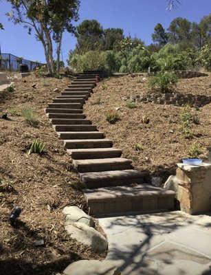 Custom Paver Stairs and Patios! - Dreaming of a backyard makeover? Our custom paver stairs and patios are the perfect way to add elegance and functionality to your outdoor living area. Crafted with precision and designed to last, these features will transform your space into a stunning retreat.
