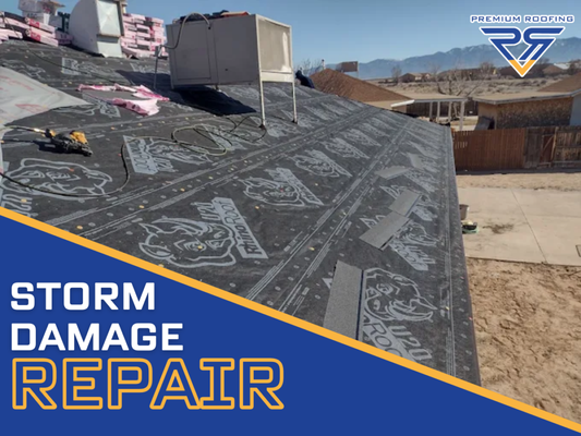Storm Damage Repair - Premium Roofing provides professional storm damage roof repair for homeowners and property owners throughout Albuquerque, New Mexico. Severe weather can affect a roofing system quickly, leaving behind damage that may compromise your property's protection even when the problem isn't immediately visible from the ground.
Albuquerque properties face challenging weather conditions, including thunderstorms, hail, high winds, heavy rain, blowing debris, and sudden changes in temperature. After a strong storm moves through the area, having your roof professionally evaluated can help identify damage and determine whether repairs are needed.
Premium Roofing provides storm damage roof inspections and repair solutions based on the condition of your property. Our roofing professionals can evaluate affected areas, identify visible damage and potential points of water intrusion, and recommend an appropriate course of action.
Storm-related roof damage can take many forms. High winds can loosen or damage roofing components, hail can impact exposed roofing surfaces, and heavy rain can reveal vulnerable areas through leaks or moisture intrusion. Flying debris may also damage sections of a roof during severe weather.
Addressing storm damage promptly can help reduce the risk of additional problems. When water enters through a compromised roofing system, it may affect roof decking, insulation, ceilings, walls, and other areas of the property. Professional repairs can address damaged areas and help restore the roof's ability to protect your home.
Not all storm damage is obvious. If your Albuquerque property has recently experienced hail, strong winds, or severe thunderstorms, a professional roof evaluation can provide a clearer understanding of your roof's condition.
If you're searching for storm damage roof repair in Albuquerque, NM, hail damage roofing, wind damage roof repair, storm damage inspection, leaking roof repair, or a local roofing contractor after severe weather, Premium Roofing is ready to help.
Contact Premium Roofing to schedule a professional storm damage roof evaluation and discuss repair solutions for your Albuquerque property. Storm Damage Repair - Premium Roofing provides professional storm damage roof repair for homeowners and property owners throughout Albuquerque, New Mexico. Severe weather can affect a roofing system quickly, leaving behind damage that may compromise your property's protection even when the problem isn't immediately visible from the ground.
Albuquerque properties face challenging weather conditions, including thunderstorms, hail, high winds, heavy rain, blowing debris, and sudden changes in temperature. After a strong storm moves through the area, having your roof professionally evaluated can help identify damage and determine whether repairs are needed.
Premium Roofing provides storm damage roof inspections and repair solutions based on the condition of your property. Our roofing professionals can evaluate affected areas, identify visible damage and potential points of water intrusion, and recommend an appropriate course of action.
Storm-related roof damage can take many forms. High winds can loosen or damage roofing components, hail can impact exposed roofing surfaces, and heavy rain can reveal vulnerable areas through leaks or moisture intrusion. Flying debris may also damage sections of a roof during severe weather.
Addressing storm damage promptly can help reduce the risk of additional problems. When water enters through a compromised roofing system, it may affect roof decking, insulation, ceilings, walls, and other areas of the property. Professional repairs can address damaged areas and help restore the roof's ability to protect your home.
Not all storm damage is obvious. If your Albuquerque property has recently experienced hail, strong winds, or severe thunderstorms, a professional roof evaluation can provide a clearer understanding of your roof's condition.
If you're searching for storm damage roof repair in Albuquerque, NM, hail damage roofing, wind damage roof repair, storm damage inspection, leaking roof repair, or a local roofing contractor after severe weather, Premium Roofing is ready to help.
Contact Premium Roofing to schedule a professional storm damage roof evaluation and discuss repair solutions for your Albuquerque property.