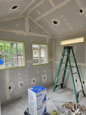 The office - This was one of our first projects client was so happy The office - This was one of our first projects client was so happy