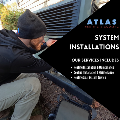 New System Installations - Ready to upgrade to a more efficient, reliable heating and cooling system? Our expert team specializes in custom HVAC installations tailored to your home's unique needs. We'll help you select the perfect energy-efficient system, handle all permits and paperwork, and complete the installation with minimal disruption to your daily life. Enjoy lower energy bills and superior comfort with our professional installation services. Contact us at [Your phone number] for a free consultation and estimate.