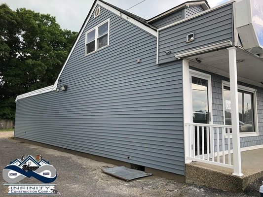 Siding Repair - At Infinity Construction Corp, we understand the importance of maintaining the appearance and safety of your business. When unforeseen circumstances like a car crash damage your property's siding, we're here to help. Our team quickly responds to repair and restore your business's exterior, ensuring that it remains not only visually appealing but also secure. With our reliable service and attention to detail, you can trust Infinity Construction Corp to get your business back on track efficiently and effectively.