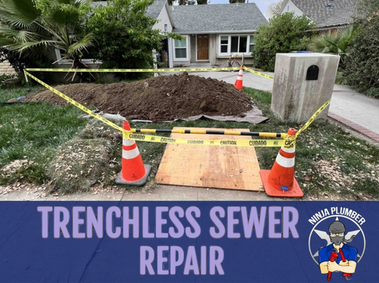Sewer Repair/ Replacement - Ninja Plumber is proud to offer trenchless sewer repair and replacement services in Thousand Oaks , throughout the Valley, and across all of Los Angeles and Ventura County. Since 2013, we’ve built our reputation on providing honest, reliable plumbing services at fair, affordable rates. We utilize state-of-the-art equipment and cutting-edge technology in order to provide you with superior, long-lasting results. Our trenchless method is non-invasive and non-destructive to your property. Sewer Repair/ Replacement - Ninja Plumber is proud to offer trenchless sewer repair and replacement services in Thousand Oaks , throughout the Valley, and across all of Los Angeles and Ventura County. Since 2013, we’ve built our reputation on providing honest, reliable plumbing services at fair, affordable rates. We utilize state-of-the-art equipment and cutting-edge technology in order to provide you with superior, long-lasting results. Our trenchless method is non-invasive and non-destructive to your property.
