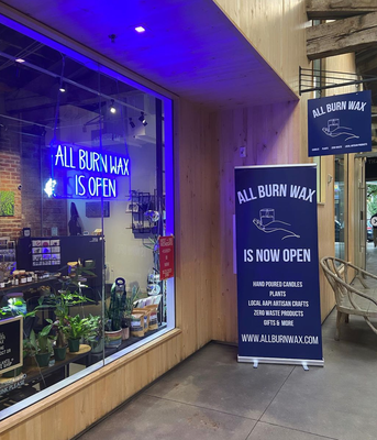 Store Front - Welcome to All Burn Wax in Union Way / W Burnside St.!!! Store Front - Welcome to All Burn Wax in Union Way / W Burnside St.!!!