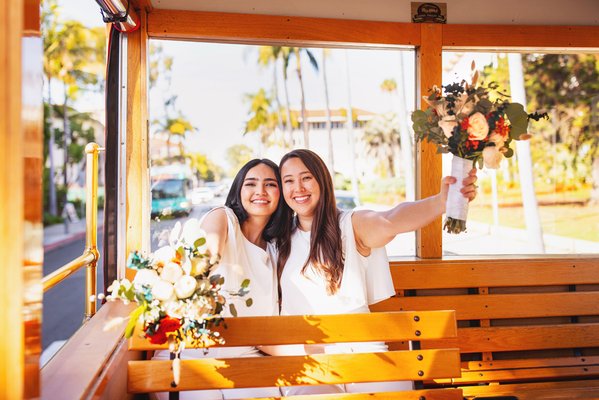 Santa Barbara Courthouse Elopement- C&L - These lovelies tied the knot and celebrated with the Santa Barbara courthouse as their backdrop!