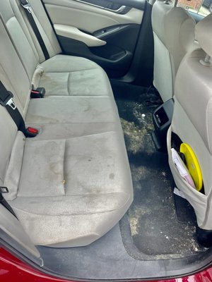 Interior Detailing - Images are before/after interior cleaning process.