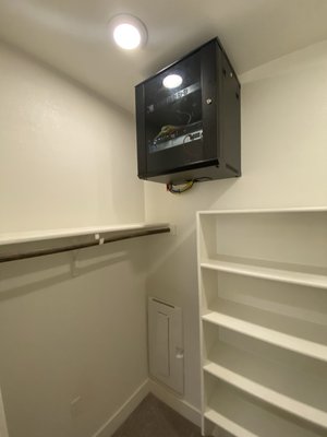 Home Networking - Working from home can bring some new challenges for businesses. This business wanted a tidy solution for commercial equipment in the home.