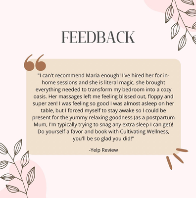 Client Feedback - This is why I love what I do!! Messages like this mean a lot to me. I genuinely care about my clients and want them to benefit from my service.
Please communicate with your practitioner- we are not mind readers. Something feels wonky? Say something. Something feel awesome? Say something!👏🏼🫶🏼 Client Feedback - This is why I love what I do!! Messages like this mean a lot to me. I genuinely care about my clients and want them to benefit from my service.
Please communicate with your practitioner- we are not mind readers. Something feels wonky? Say something. Something feel awesome? Say something!👏🏼🫶🏼