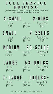 Full Service Pet Grooming Salon. - Full Service Pet Grooming Salon.
Walk-Ins and New Clients Welcome! Full Service Pet Grooming Salon. - Full Service Pet Grooming Salon.
Walk-Ins and New Clients Welcome!