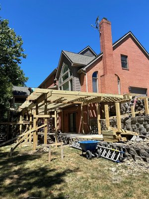Entire Deck Redo - Complete deck remodel from start to finish, removed the old structure, reinforced framing for durability, upgraded materials, and installed a clean, modern design built to last. Every detail handled with precision for a safe, strong, and beautiful outdoor space.